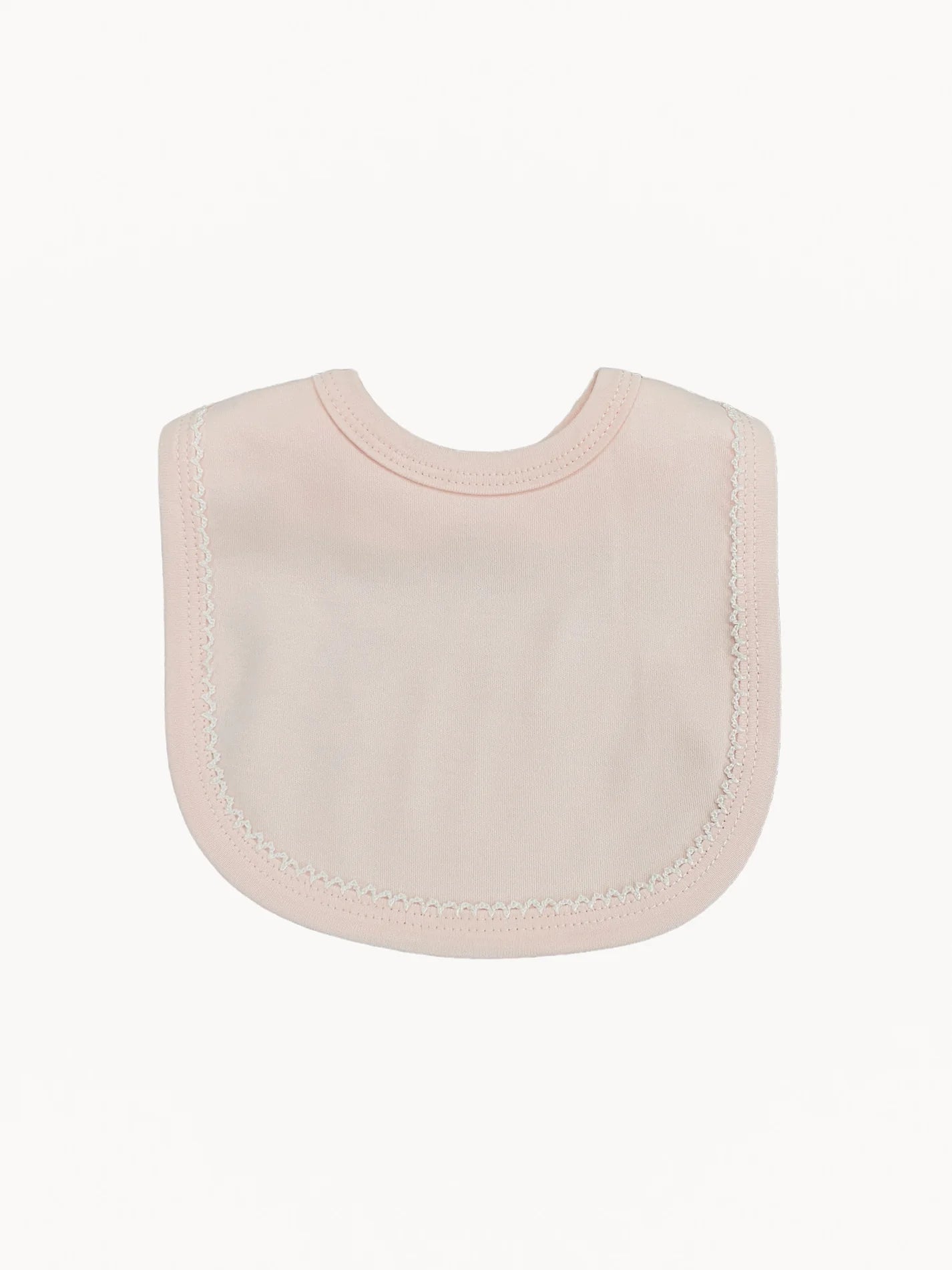 Picot Trimmed Bib:Pink