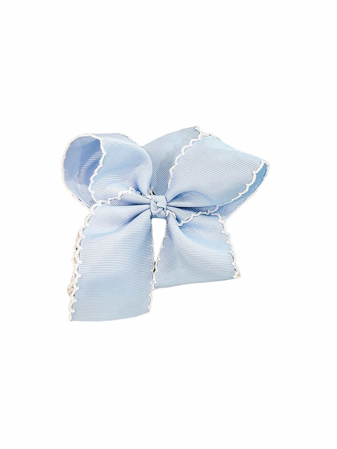 Large Clip In Bow: Blue