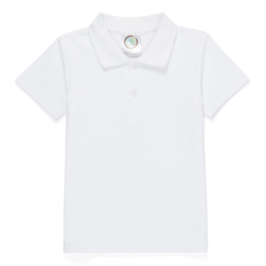 Boys White Collared Shirt