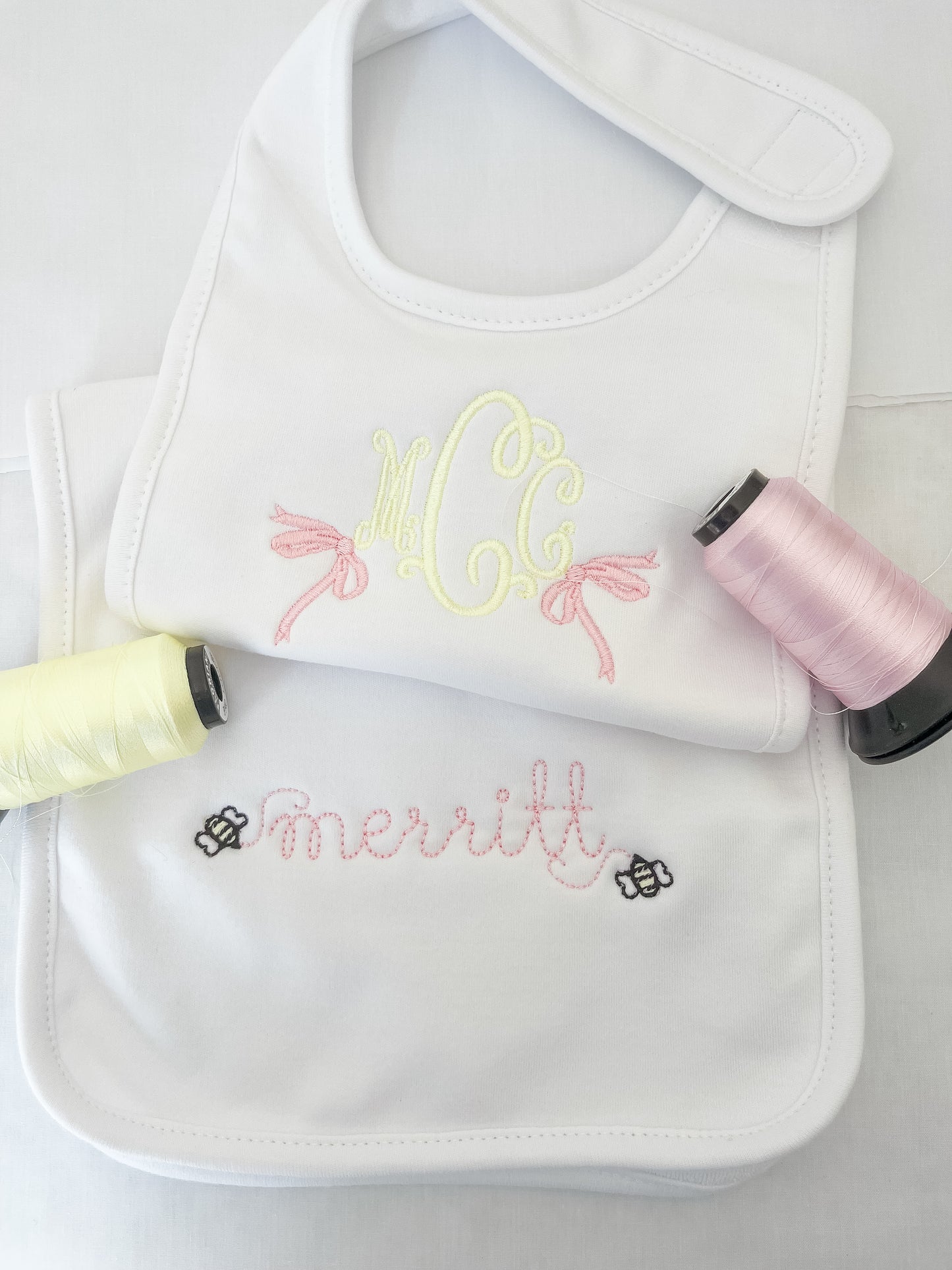 Burp Cloth and Bib Set