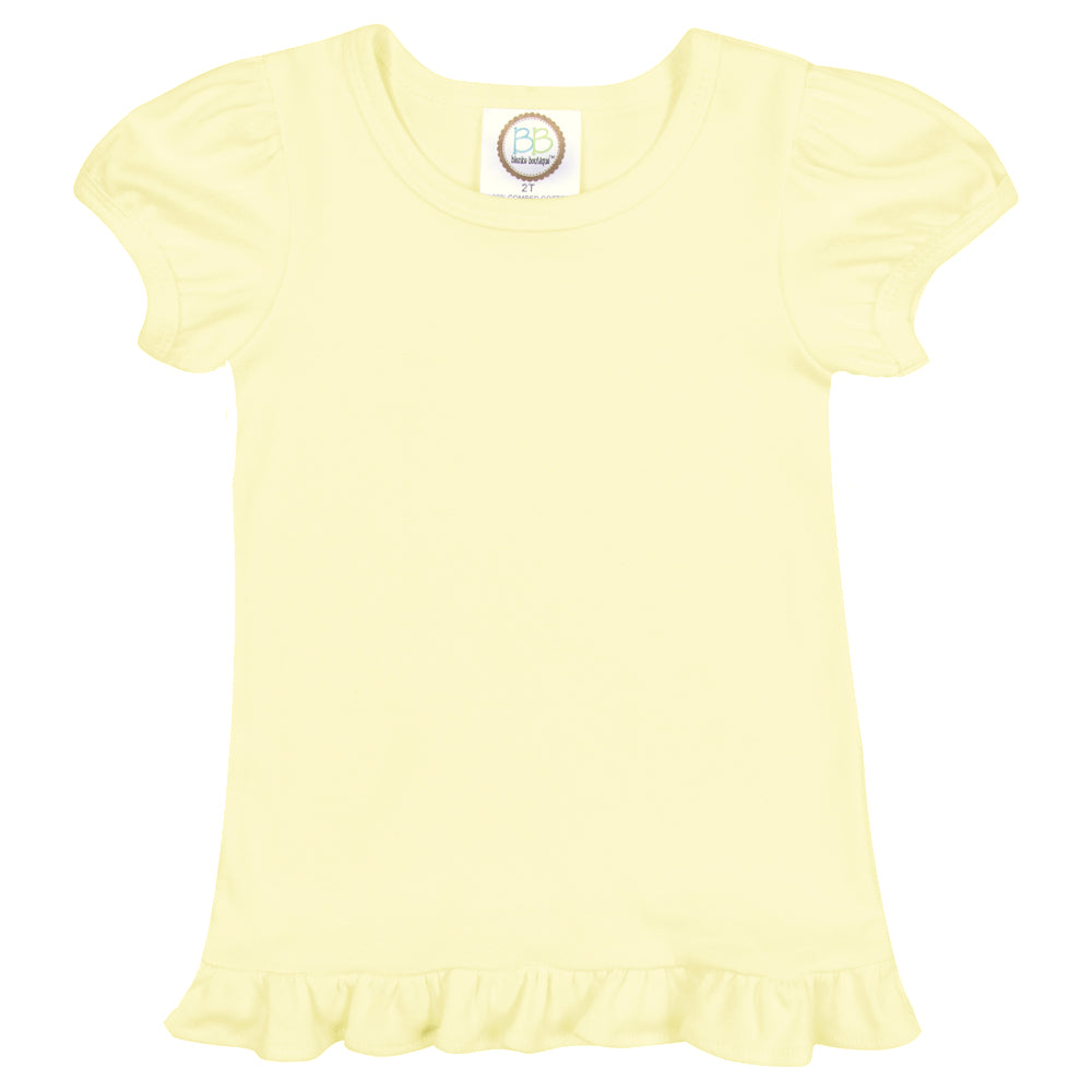 Ruffle Short Sleeve Tee