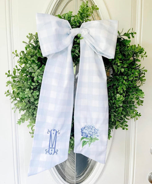 Bow Wreath Sash