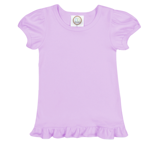 Ruffle Short Sleeve Tee