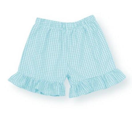 Gingham Ruffle Shorts