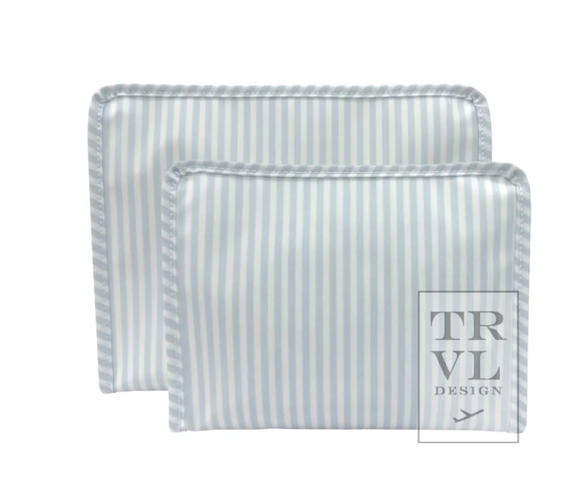 Roadie Blue and White Stripe- Large