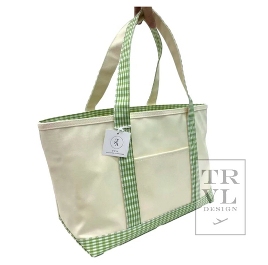 Medium Gingahm On The Go Tote