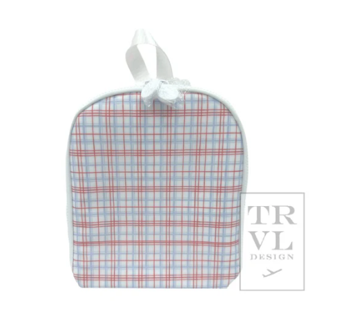 BRiNG IT Lunch Tote: Classic Red Plaid