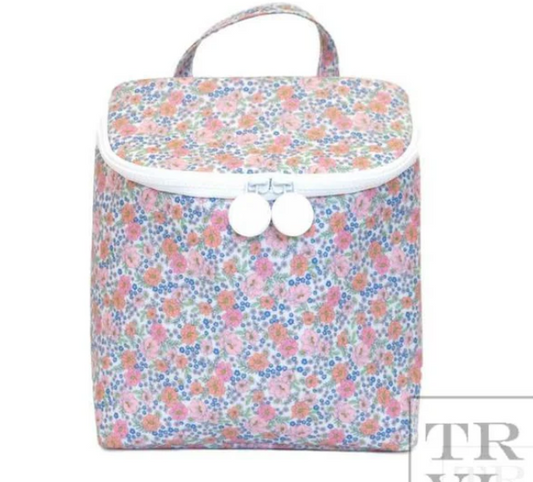 TAKE AWAY Lunch Tote/ Bottle Bag: Garden Floral