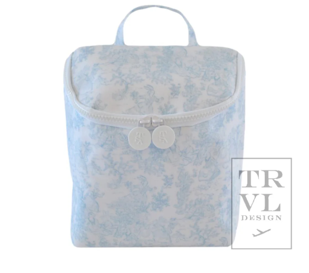 TAKE AWAY Lunch Tote/ Bottle Bag: Bunny Toile