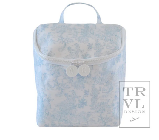 TAKE AWAY Lunch Tote/ Bottle Bag: Bunny Toile