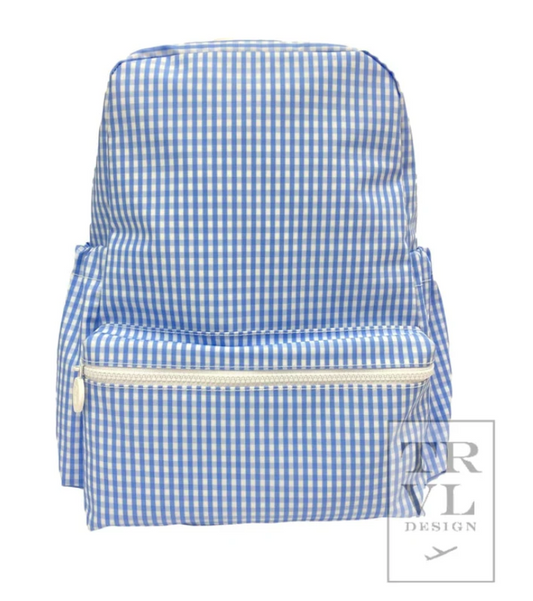 Backpack Gingham Sky