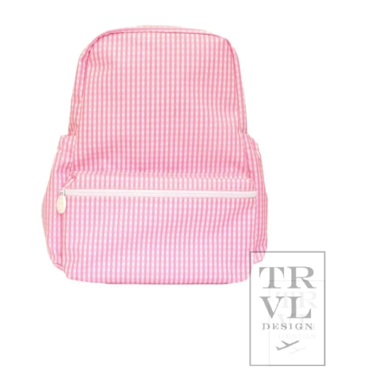 Backpack Gingham Pink