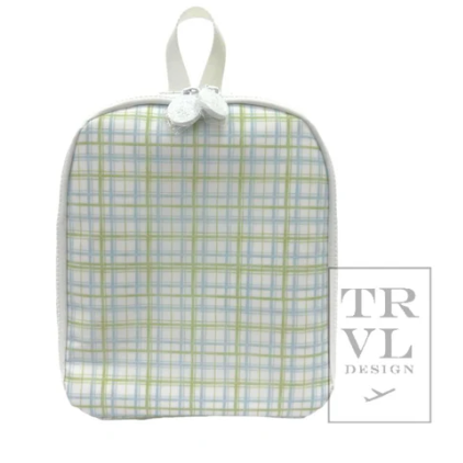 BRiNG IT Lunch Tote: Classic Green Plaid