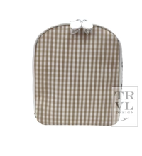 BRING IT lunch Tote: Gingham Khaki