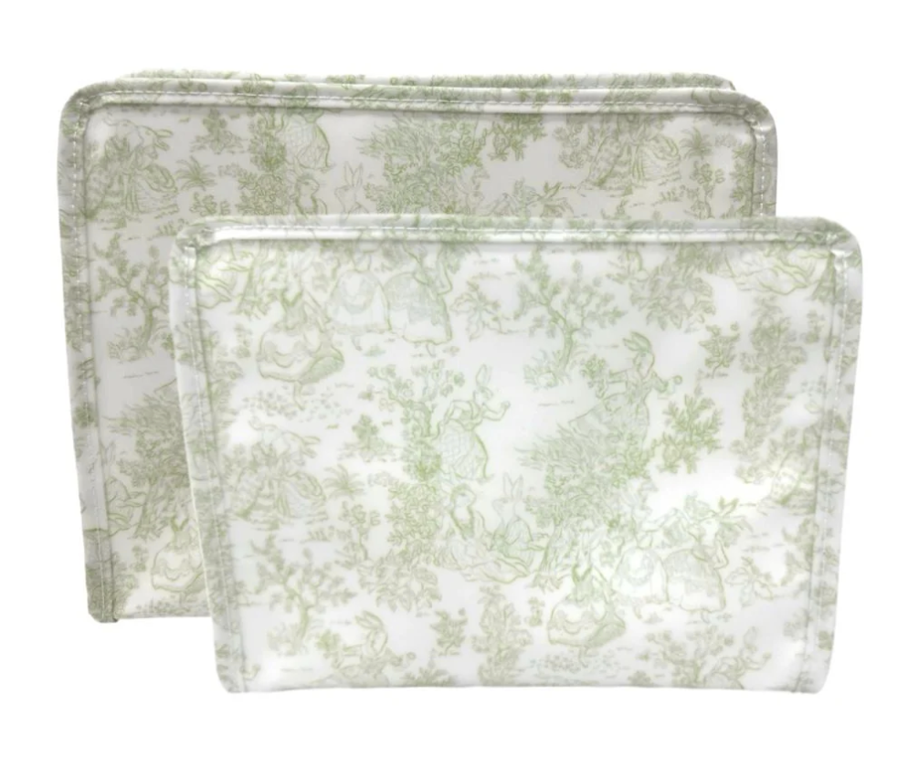 Roadie Large: Green Toile