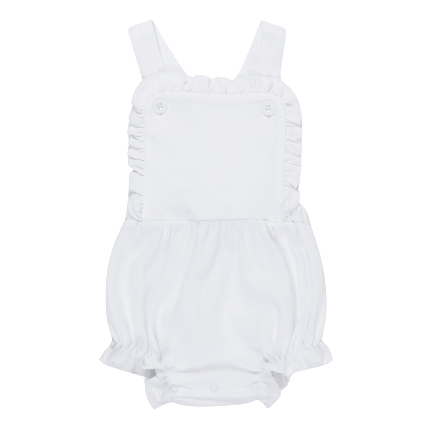 Ruffle Sun Bubble: White