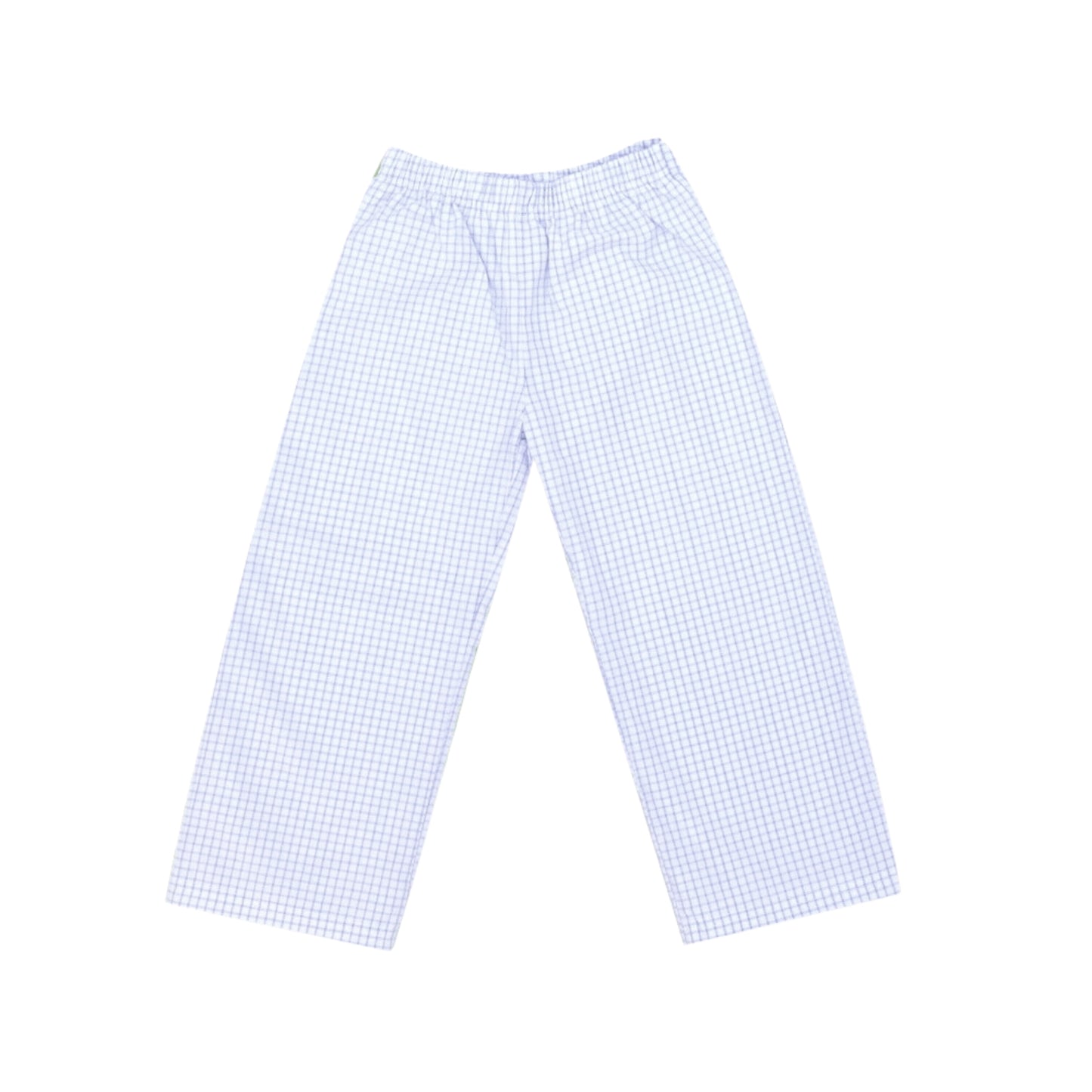 Boys Blue Windowpane  Pants