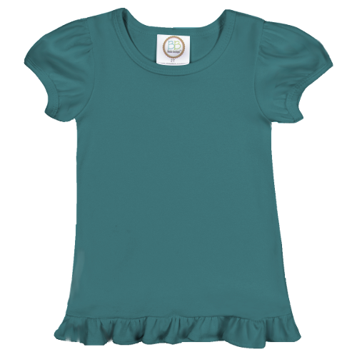 Jade Ruffle Tee Shirt